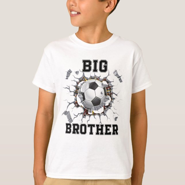 Big Brother Soccer-genombrott T Shirt (Framsida)