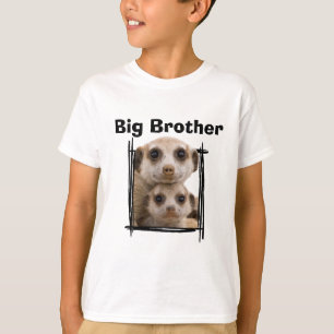 Big Brother sött meerkat design T-Shirt
