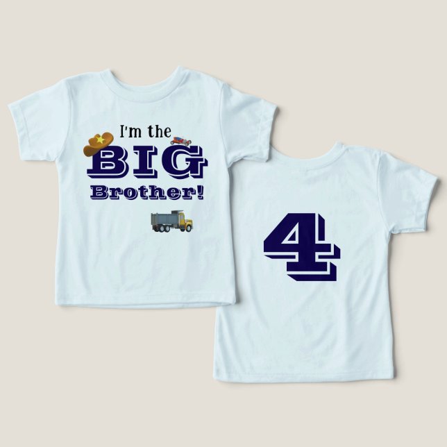 Big Brother T Shirt (Design fram och bak)