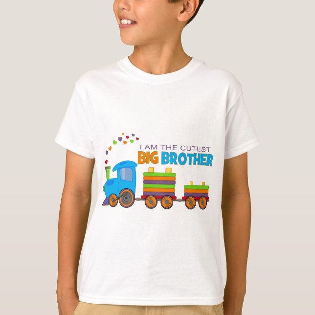 Big Brother - Tåg Kids' T-Shirt (Framsida)
