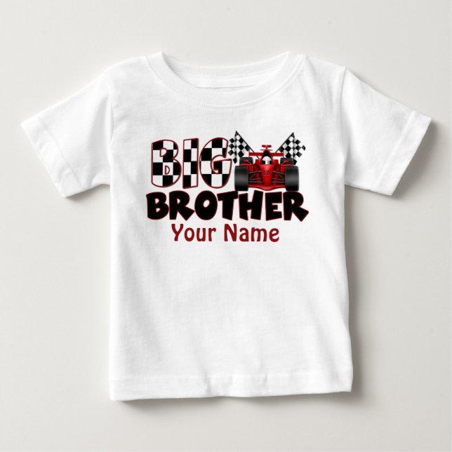Big Brother Tävling Car Personlig T Shirt (Framsida)