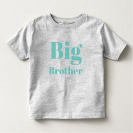 Big Brother teal brev söt T Shirt