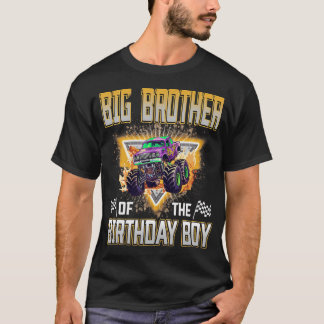 Big Brother till födelsedagspojken monstertruck T Shirt
