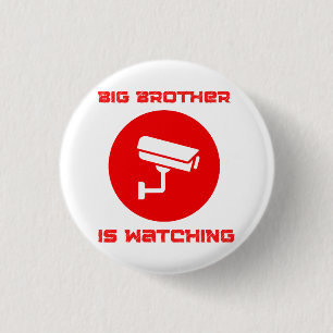 Big Brother tittar på 1984 ingsoc Knapp