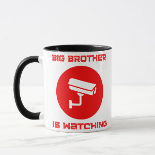 Big Brother tittar på 1984 ingsoc Mugg