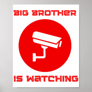 Big Brother tittar på 1984 ingsoc Poster