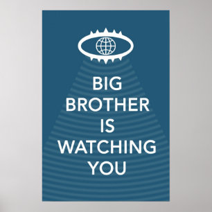 Big Brother tittar på dig 1984 Poster