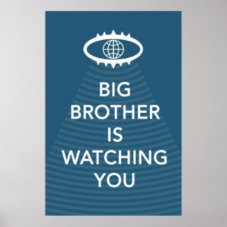 Big Brother tittar på dig 1984 Poster