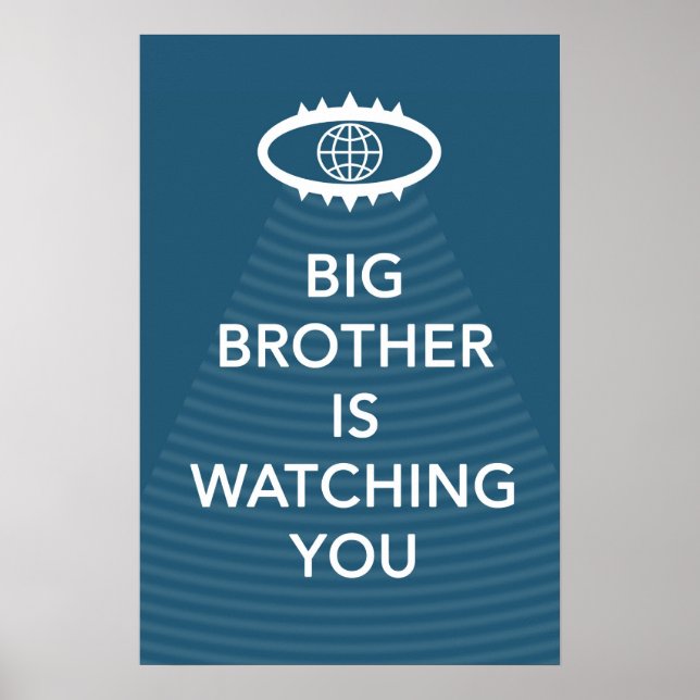 Big Brother tittar på dig 1984 Poster (Framsidan)