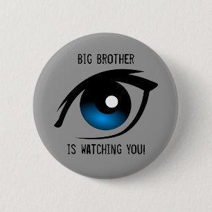 Big Brother tittar på dig! Knapp