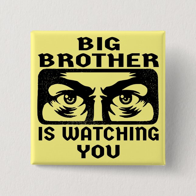 Big Brother tittar på dig #USAPatriotGraphics © Knapp (Framsida)