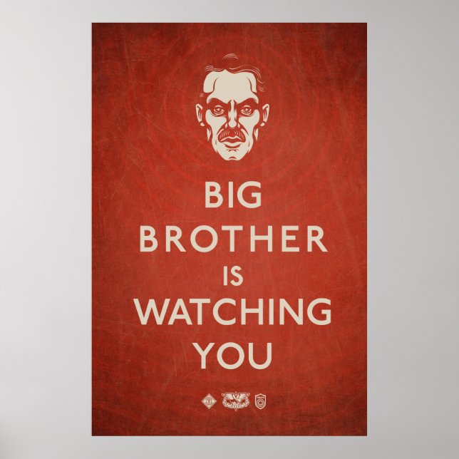 Big Brother tittar på Propaganda Poster (Framsidan)