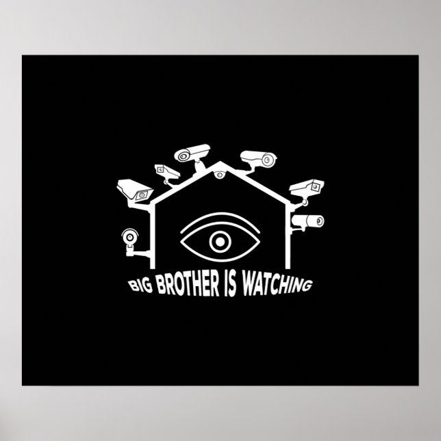 Big Brother tittar Poster (Framsidan)