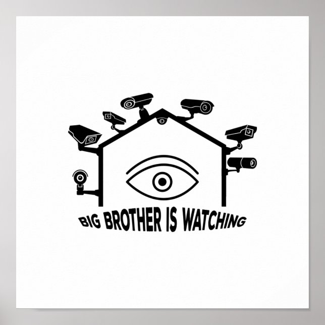 Big Brother tittar Poster (Framsidan)