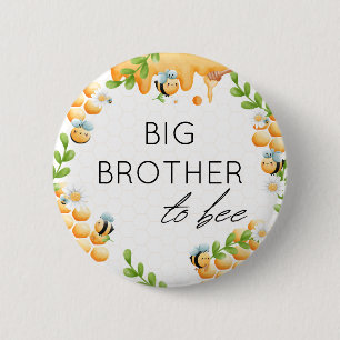 BIG BROTHER to Bee Honung Humla Baby Shower Knapp