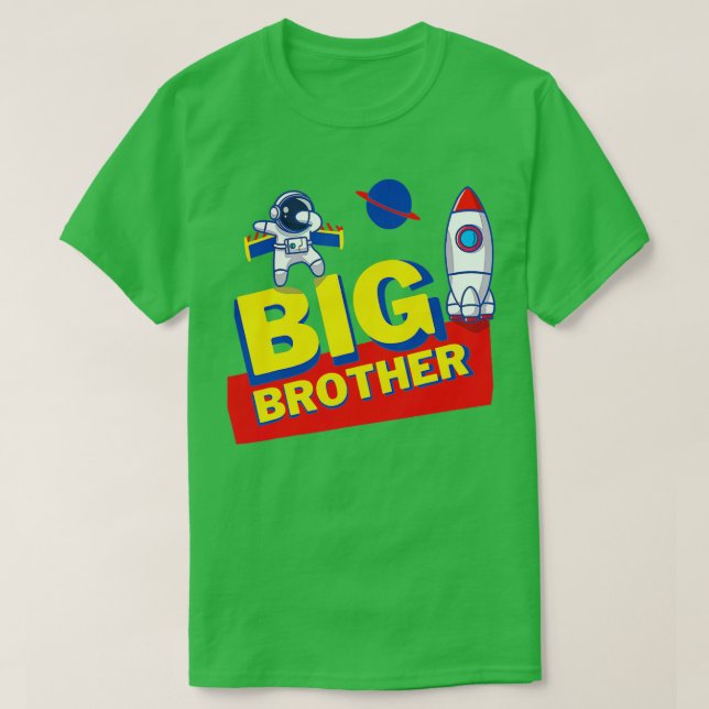 Big Brother Toddler Outfit Birthday Gift For Astro T Shirt (Design framsida)