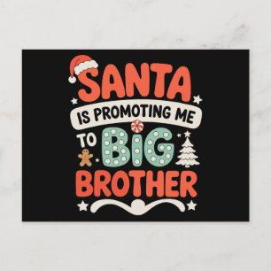 Big Brother Tomtehatt Jul Tillkännagivande Xmas Helg Vykort
