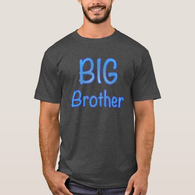 Big Brother Typography T Shirt (Framsida)