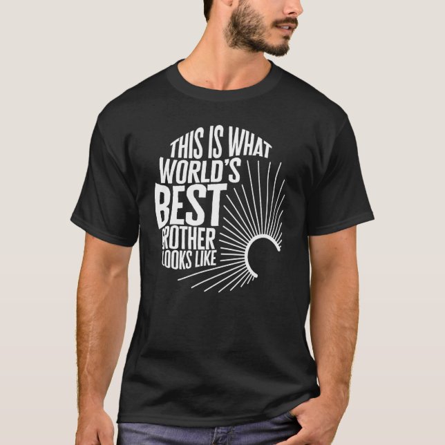 Big Brother World's Best Brother ser ut som från S T Shirt (Framsida)