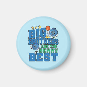 Big Brothers är Berry Best - Blueberry Pun Magnet