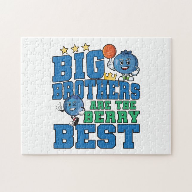 Big Brothers är Berry Best - Blueberry Pun Pussel (Horisontell)