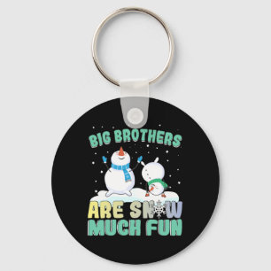 Big Brothers är Snö Mycket Roligt - Helgdag Snögub Nyckelring