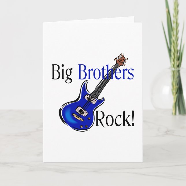 Big Brothers ROCK! Kort (Framsida)