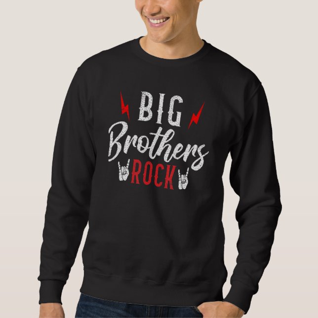 Big Brothers Sten Big Brother Lång Ärmad Tröja (Framsida)