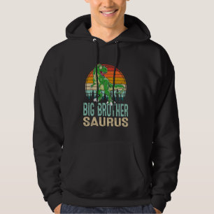 Big BrotherSaurus T Rex Dinosaur Saurus-familjmatt Hoodie
