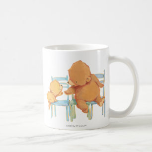 Big Brown Bear hjälper lite Gult Bear Kaffemugg