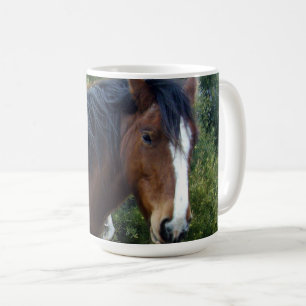 Big Brown Clydesdale Horse Kaffemugg