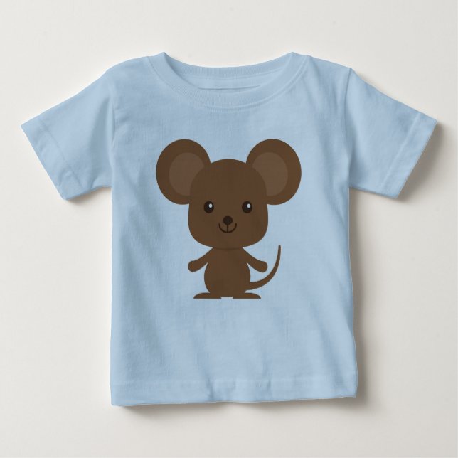 Big Brown Mouse T-Shirt (Framsida)