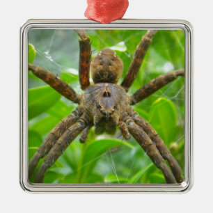 Big Brown Spider Julgransprydnad Metall