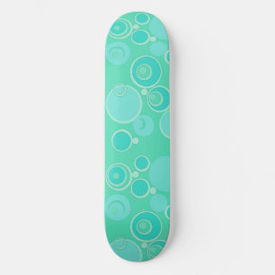 Big Bubblegum Bubbles överallt där Teal Tack Mini Skateboard Bräda 18,5 Cm