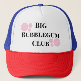 "Big Bubblegum Club" Bubblor BFF Rolig Skämt Keps