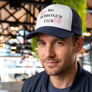 "Big Bubblegum Club" Bubblor BFF Roligt Skämt Keps