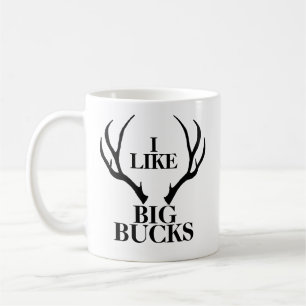 Big Buck Funny Hunting Coffee Mugg