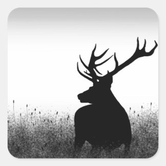 Big Buck Fyrkantigt Klistermärke