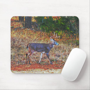 Big Buck-Hjorten vaknar genom en skuggbild Musmatta
