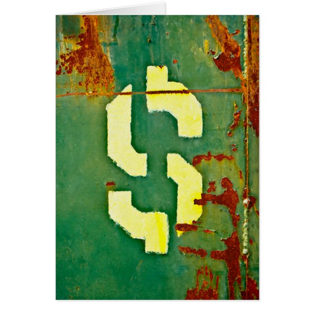 Big Bucks Hälsningskort (Framsidan)