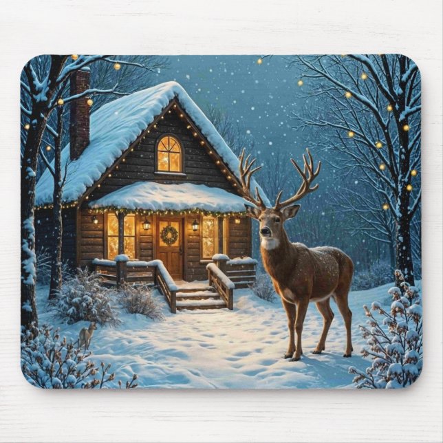 Big Bucks snöiga julbesök Musmatta (Framsidan)