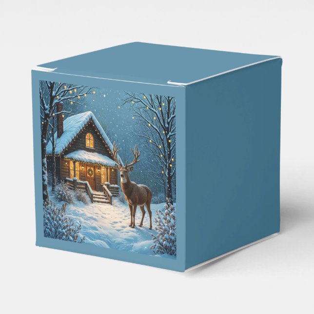  Big Buck's Snowy Christmas Visit Presentaskar (Framsidan Sidan)
