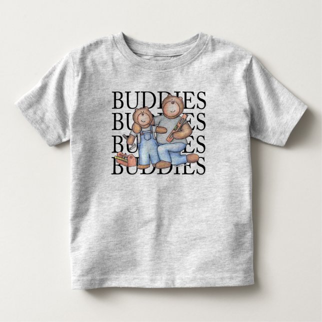 Big Buddy Little Buddy Carpenter Tee Shirt (Framsida)