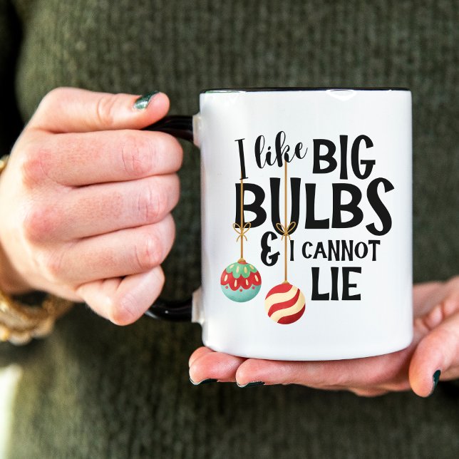 Big Bulbs Funny Christmas Holiday Stocking Stuffer Mugg (Skapare uppladdad)