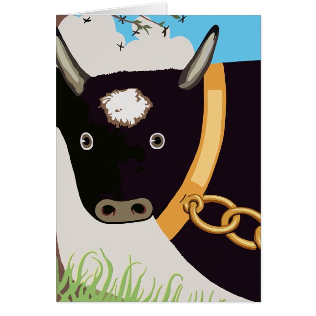 Big Bull Hälsningskort (Framsidan)