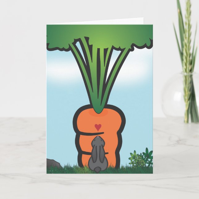Big Bunneh Carrot Kort (Framsida)