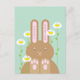 Big Bunny Helgdag Postcard Helg Vykort