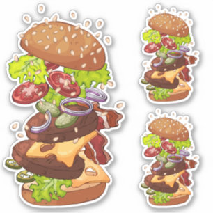 Big Burger Klistermärken