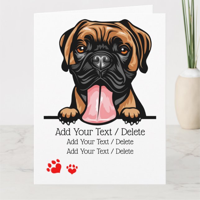 Big Card-dockan Kärlek Tack Kort (Framsida)