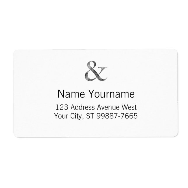 Big Caslon Medium Black Letterpress Grain Fraktsedel (Framsidan)